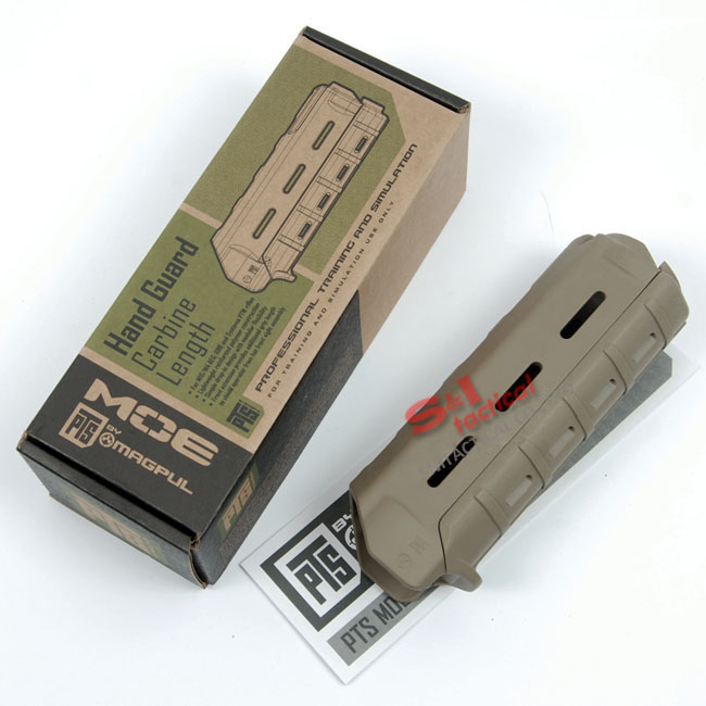 New PTS Magpul MOE 7 inch handguard rail Tan with box